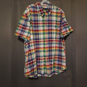 Mens Large Ralph Lauren  button-down casual  shirt.
